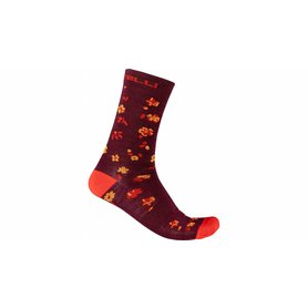 Merino zimní ponožky Castelli Fuga 18 red