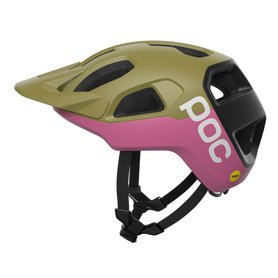 Cyklistická přilba POC Cularis Olivine Green Matt/Thulite Pink Matt - L